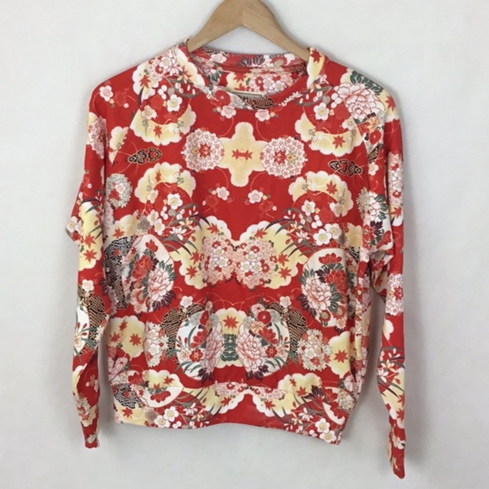 ELEVEN PARIS Red Print Sweatshirt